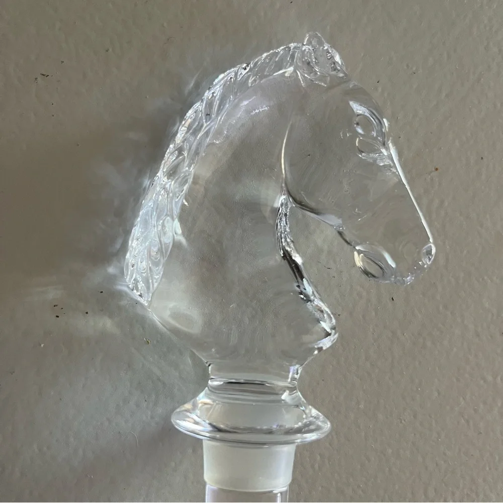 Vintage crystal horsehead